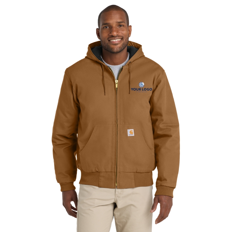 CT106677_Carhartt Brown_Model_Front